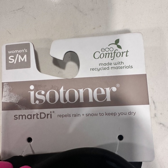 Isotoner SmartDri Eco Comfort Leopard Print Winter Gloves Women's S/M Orig $25 - Picture 5 of 5